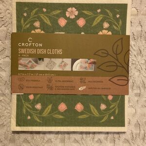 Crofton Green Swedish Dish Cloths 4-Pack